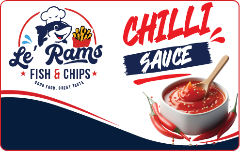 sauces designs le rams fish and chips 01